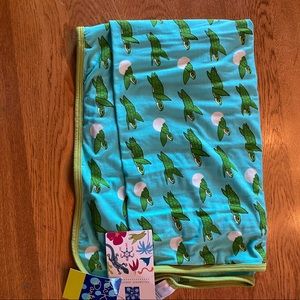 Kickee glass sea turtles swaddle